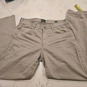Bixby Nomad Pants Mens 32x30 Gray Chino Flat Front Straight Leg Casual